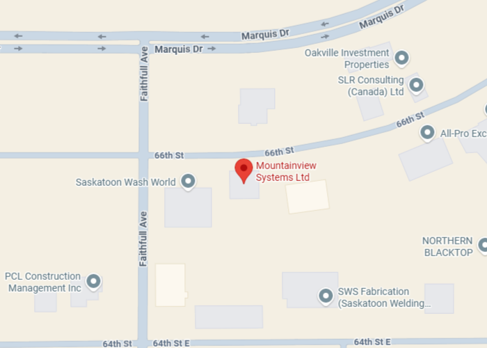 Google Map of Mountainview Saskatoon
